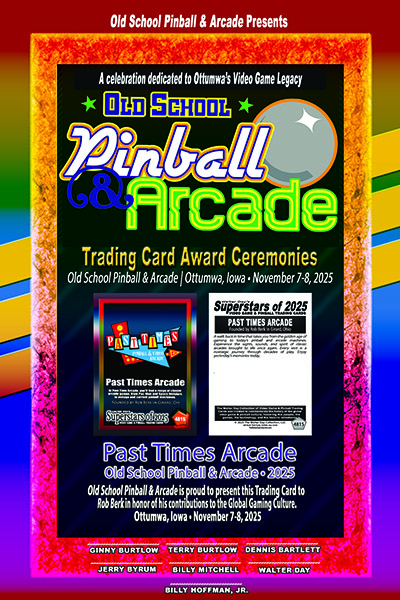 AWARD OLDSCHOOL ARCADE OTTUMWA PAST TIMES ARCADE 2025 copy