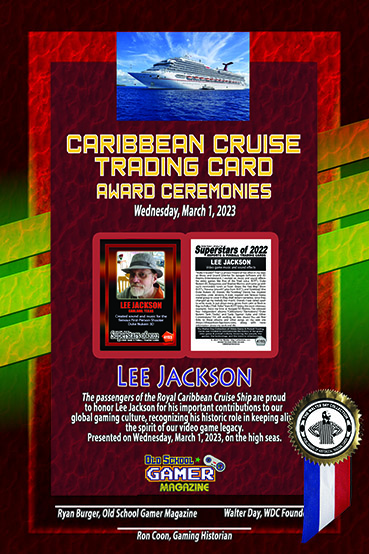 AWARD LEE JACKSON CRUISE RON COON