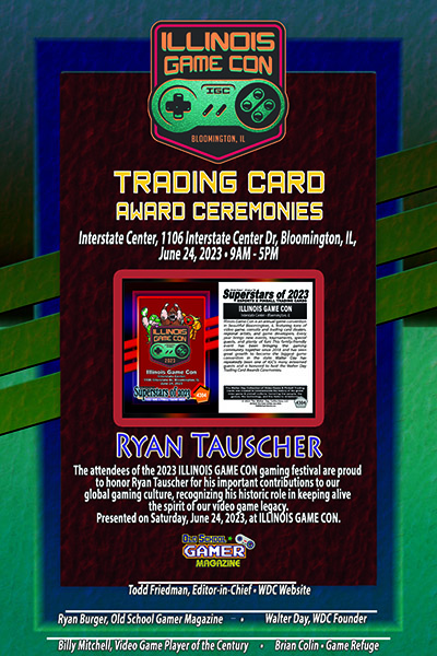 AWARD RYAN TAUSCHER ILLINOIS GAME CON