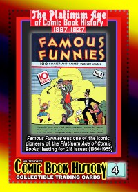 0004 - The Platinum Age of Comic Book History (1897-1937)