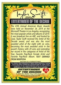 0023 - Taylor Swift - The Entertainer of the Decade