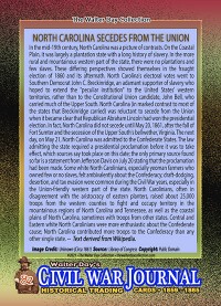 0082 - North Carolina Secedes from the Union