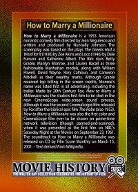 0193 - How to marry a Millionaire