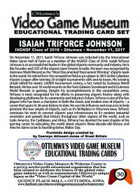 0030 - Isaiah Triforce Johnson - IVGHOF - Museum Set