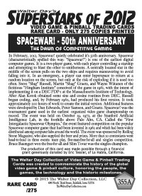 0355A 50th Anniversary Spacewar B&W