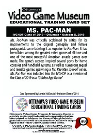 0048 - Ms. Pac-man - IVGHOF - Museum Set