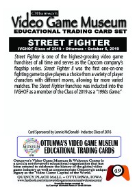 0049 - Street Fighter - IVGHOF - Museum Set