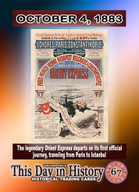 0067 - October 4, 1883 - The Orient Express Starts Up