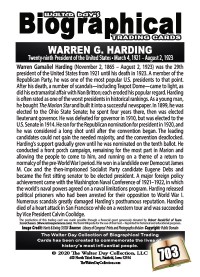 0703 Warren Gamaliel Harding