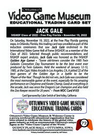 0072 - Jack Gale - IVGHOF - Museum Set