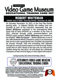 0077 - Robert Whiteman - IVGHOF - Museum Set