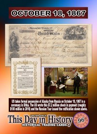 0096 - October 18, 1867 - US Takes Formal Possession of Alaska