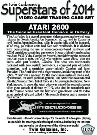 1074 Atari 2600 Console