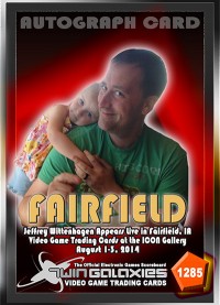 1285 JEFFREY WITTENHAGEN - FAIRFIELD AUTOGRAPH CARD