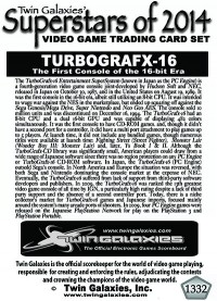 1332 Turbografx-16 Console