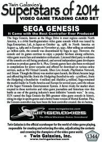 1344 Sega Genesis Console