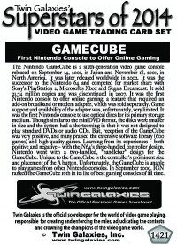 1421 Game Cube Console