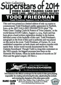 1495 - Todd Friedman - Fairfield IA - Rare Card