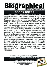 1632 - Biographical - American Baseball - Bobby Doerr