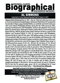 1659 - Biographical - American Baseball - Al Simmons