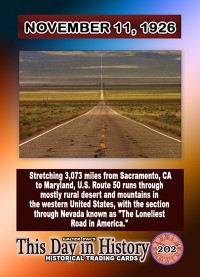 0202 - November 11, 1926 - US Route 50 