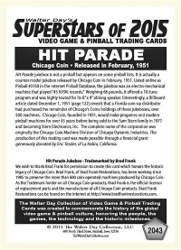 2043 Hit Parade - Chicago Coin