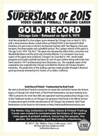 2102 Gold Record - Chicago Coin