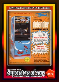 2172  Defender Machine Gun - Chicago Coin