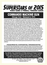 2178  Commando Machine Gun - Chicago Coin