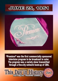 0220 - June 25, 1951 - 'Premiere