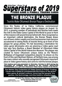 3241 Beckham Watson at the Bronze Plaque