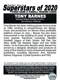 3366 Tony Barnes