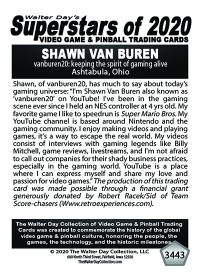 3443- Shawn Van Buren - VB20 Youtube Channel