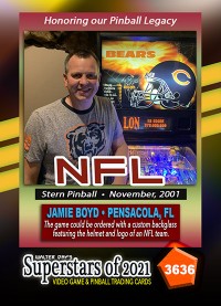3636 - NFL Bears - Jamie Boyd