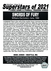 3641 - Swords of Fury - Mike Jones