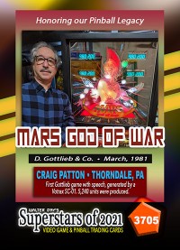 3705 - Mars God of War - Craig Patton