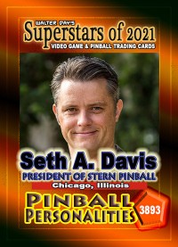 3893 - President of Stern Pinball - Seth A Davis  