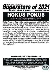 3896 - Hokus Pokus - Rob Mullner