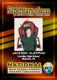 4070 - Jackson Alexman - National Esports Award Ceremonies