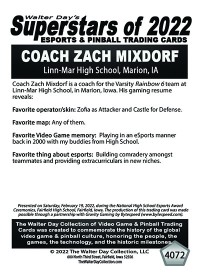 4072 - Coach Zack Mixdorf - National Esports Award Ceremonies