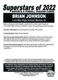 4079 - Coach Brian Johnson - National Esports Award Ceremonies