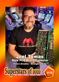 4119 - Joel Tomas - Rare PCB Collector - Prince Arcades