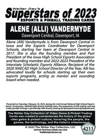 4211 - Alli Vandermyde - Davenport High School - NATIONAL ESPORTS AWARDS CEREMONIES
