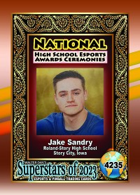 4235 - Jake Sandry - Roland-Story High School - NATIONAL ESPORTS AWARDS CEREMONIES