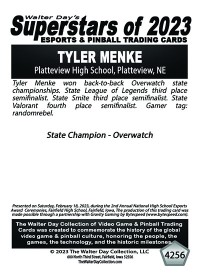 4256 - Tyler Menke - Platteview High School - NATIONAL ESPORTS AWARDS CEREMONIES