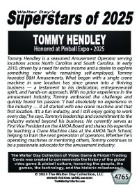 4765 - Tommy Hendley - Pinball Expo 2025