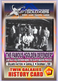 0679 - Golden Defender - 50,000 machine produced