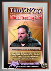 0700d - Tim W McVey - East Jordan Middle School - Rare Card