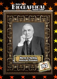 0703 Warren Gamaliel Harding